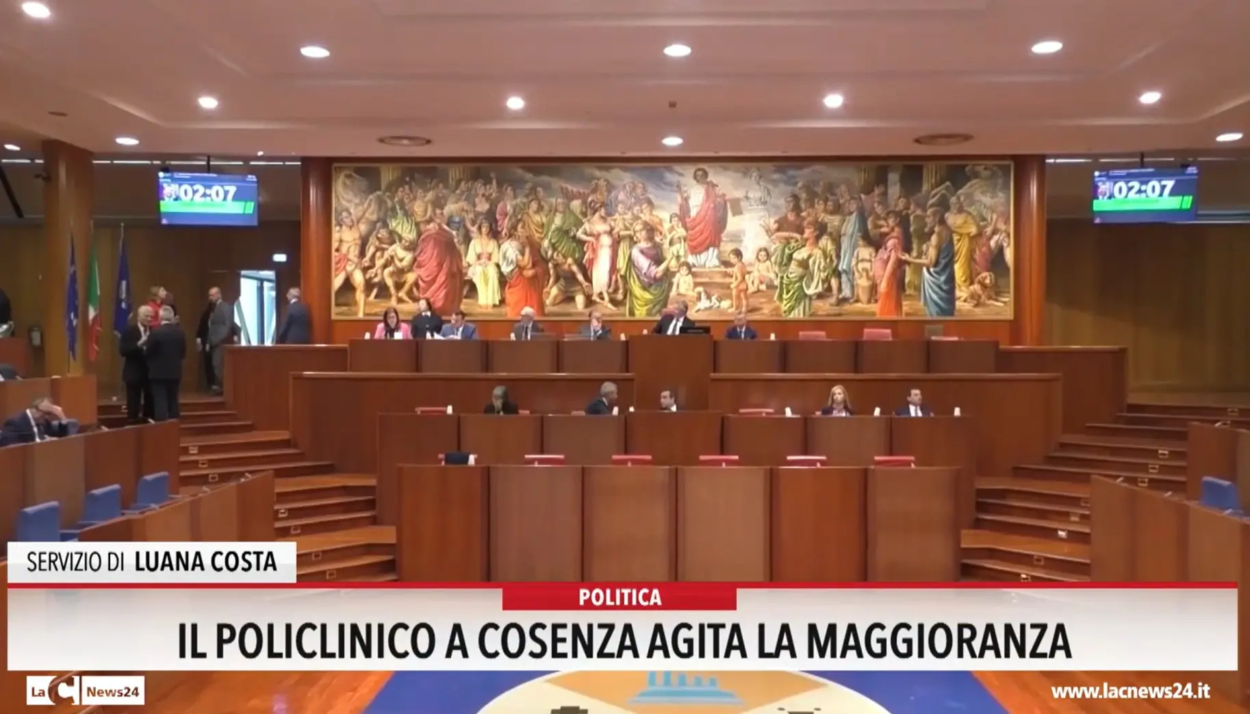 Il policlinico a Cosenza agita la maggioranza