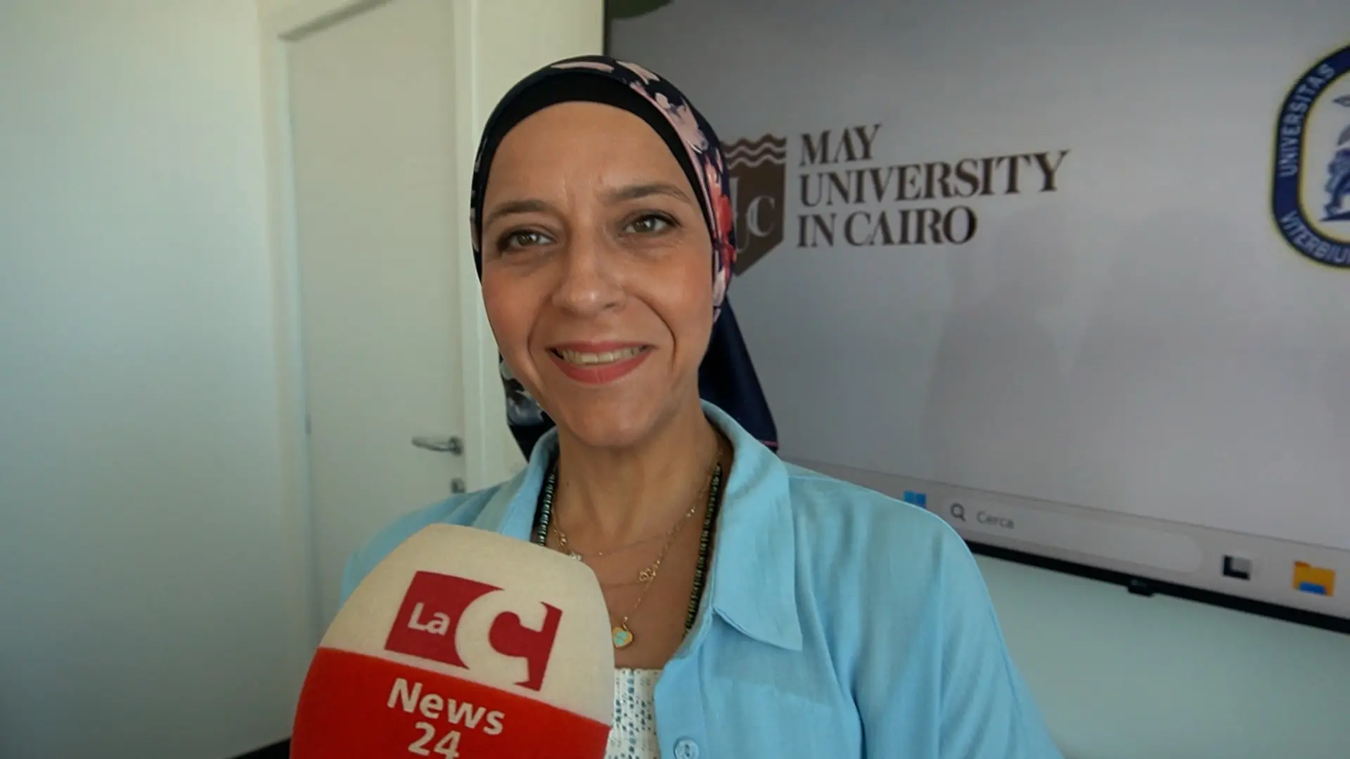 <p>Rania Mohamed Abdel&nbsp;Mageed,&nbsp;direttrice delle relazioni internazionali della May University del Cairo</p>\\n