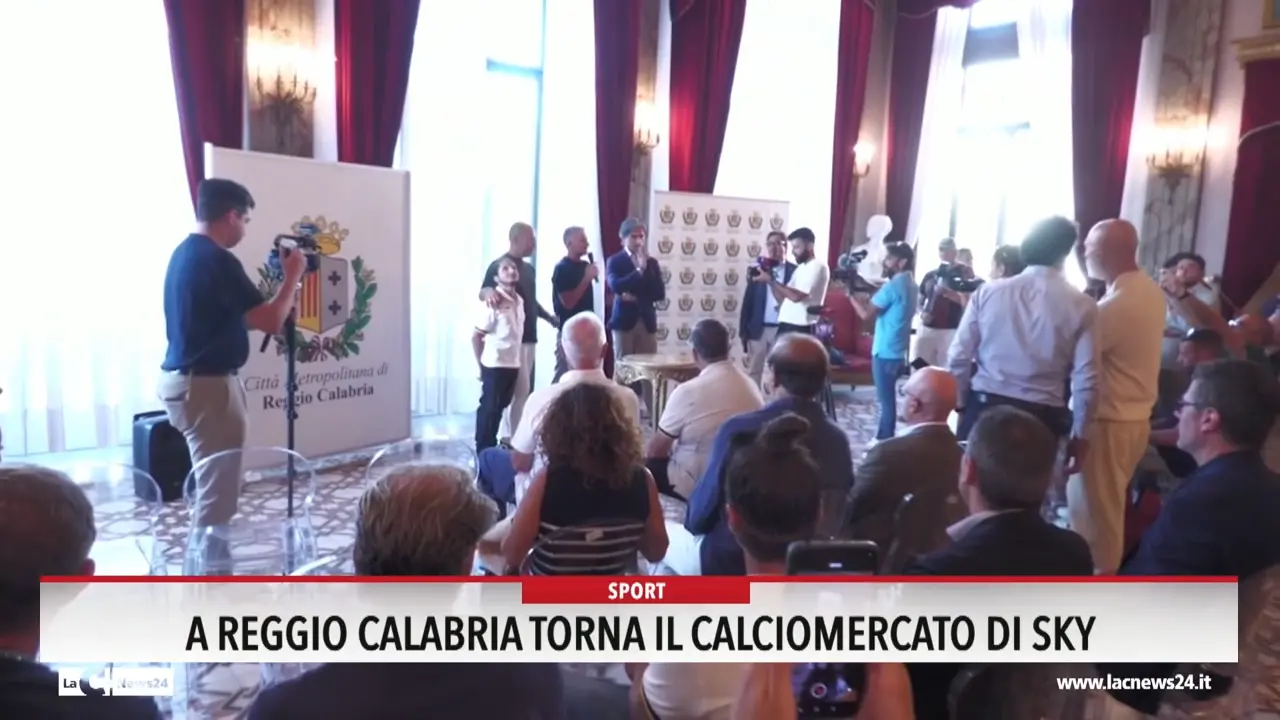 A Reggio Calabria torna il calciomercato di Sky