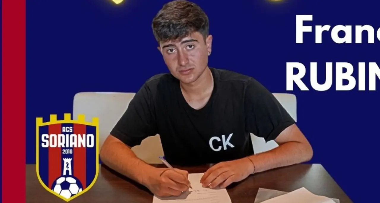 Dilettanti, terzo acquisto estivo per l'Ags Soriano: ha firmato il giovane portiere (classe 2006) Rubino