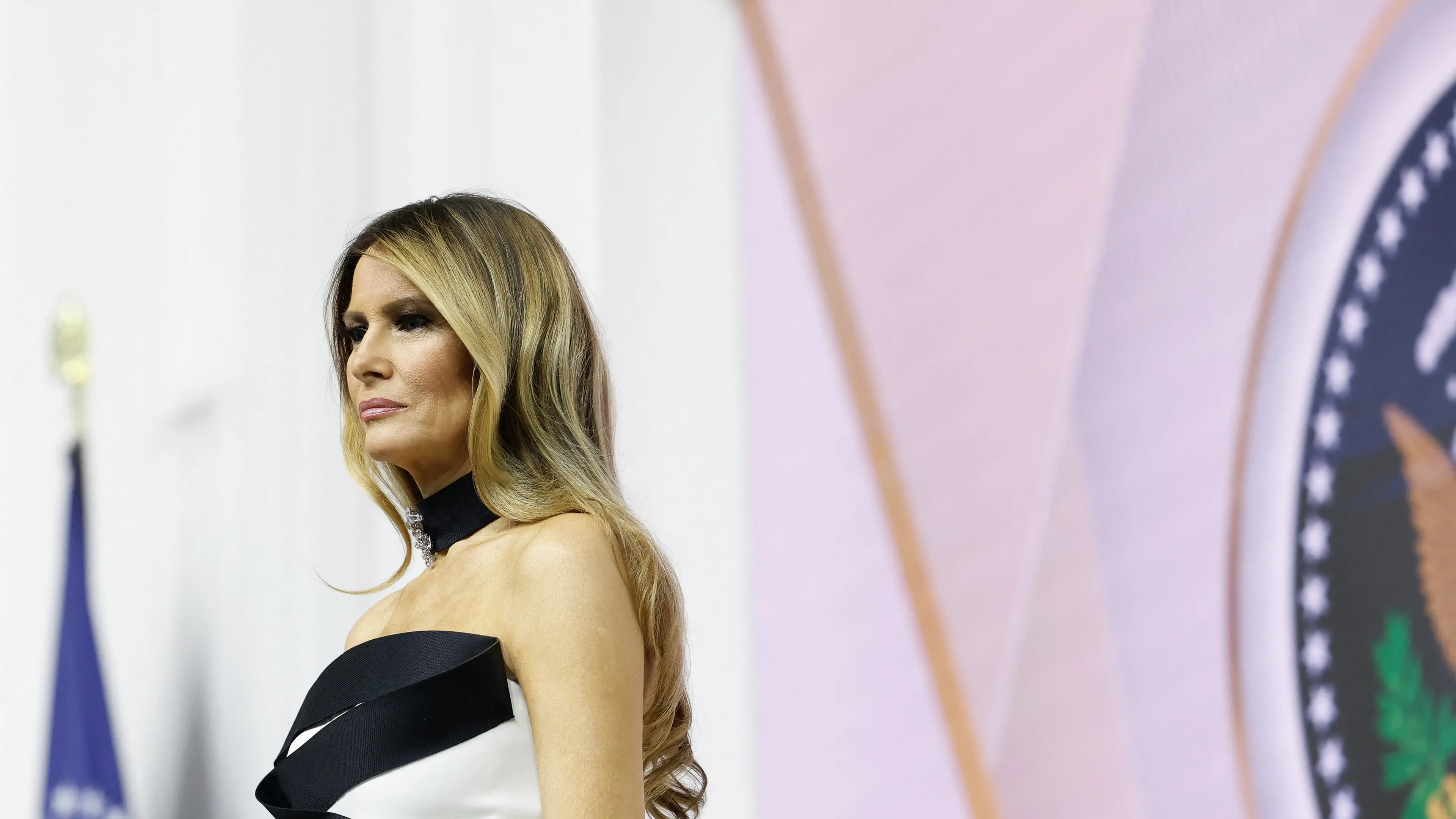 Melania Trump , Pool/ABACA
