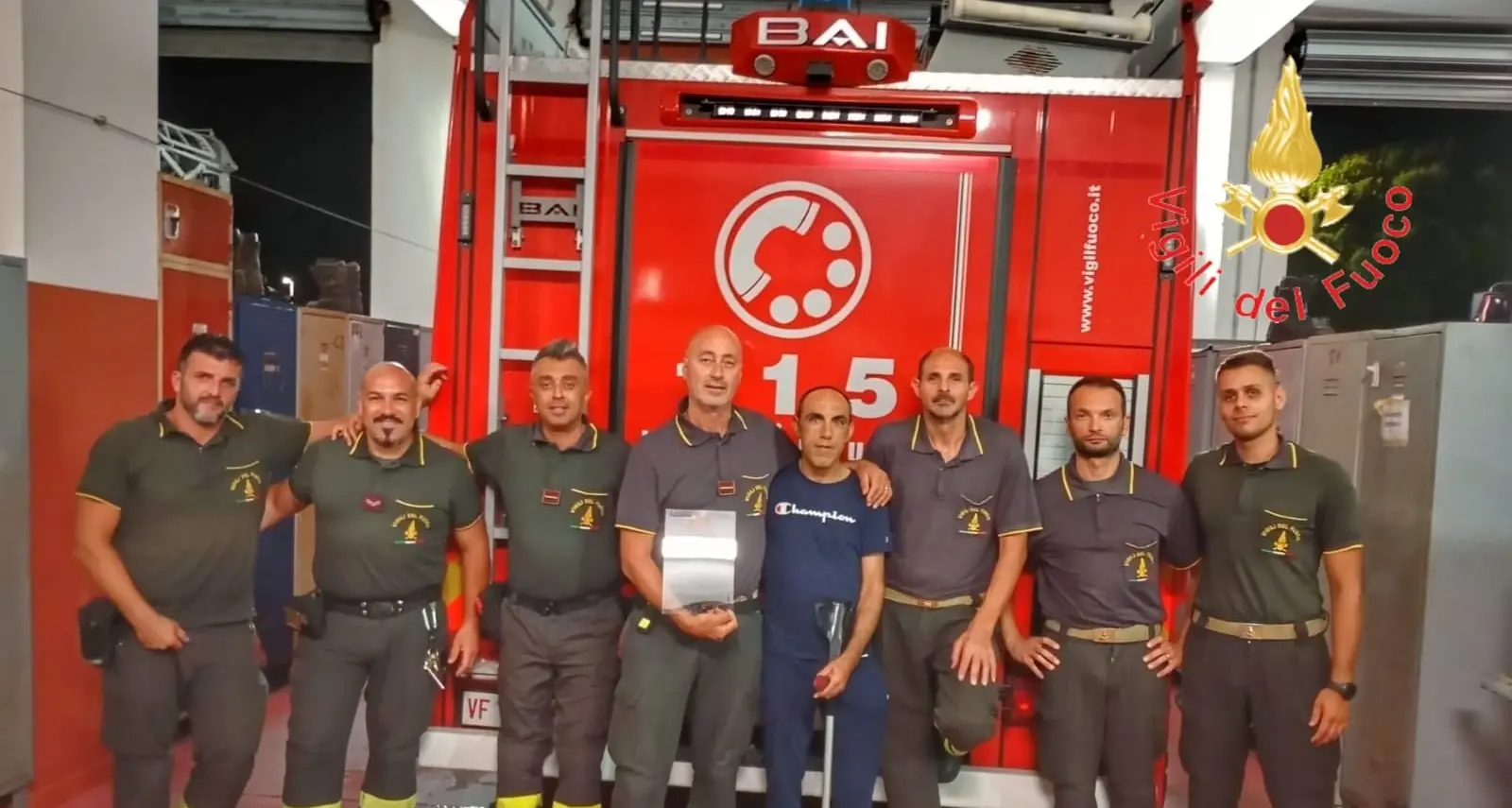 Rischiò la vita in un incidente a Lamezia, il grazie ai vigili del fuoco: «Mi avete regalato una seconda possibilità»