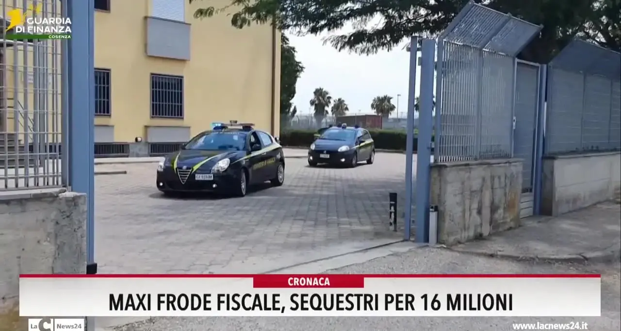 Maxi frode fiscale, sequestri per 16 milioni