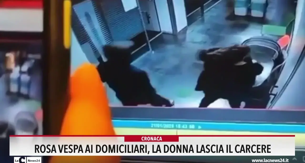 Rosa Vespa ai domiciliari, la donna lascia il carcere