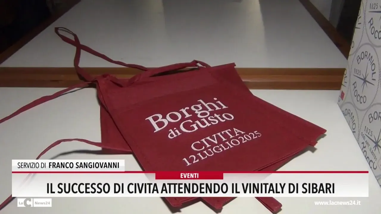Il successo di Civita attendendo il Vinitaly di Sibari