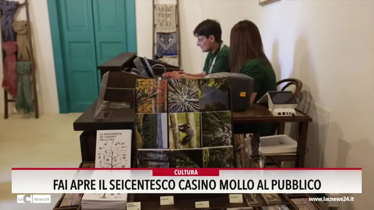 Fai apre il seicentesco Casino Mollo al pubblico