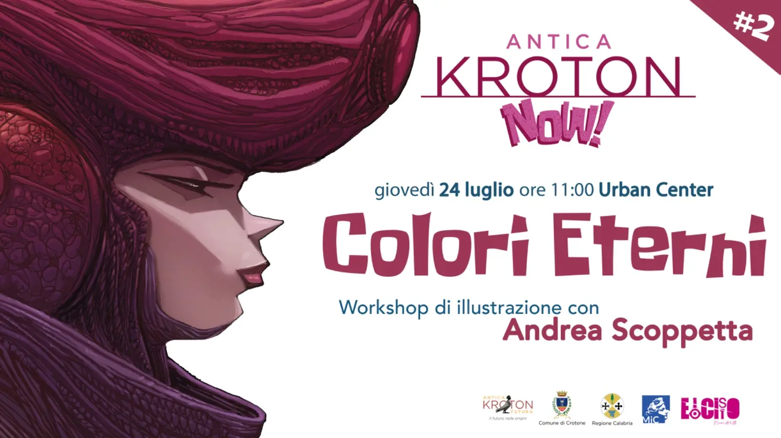 Antica Kroton Futura, all’Urban Center un viaggio nel colore con l’illustratore Andrea Scoppetta\n