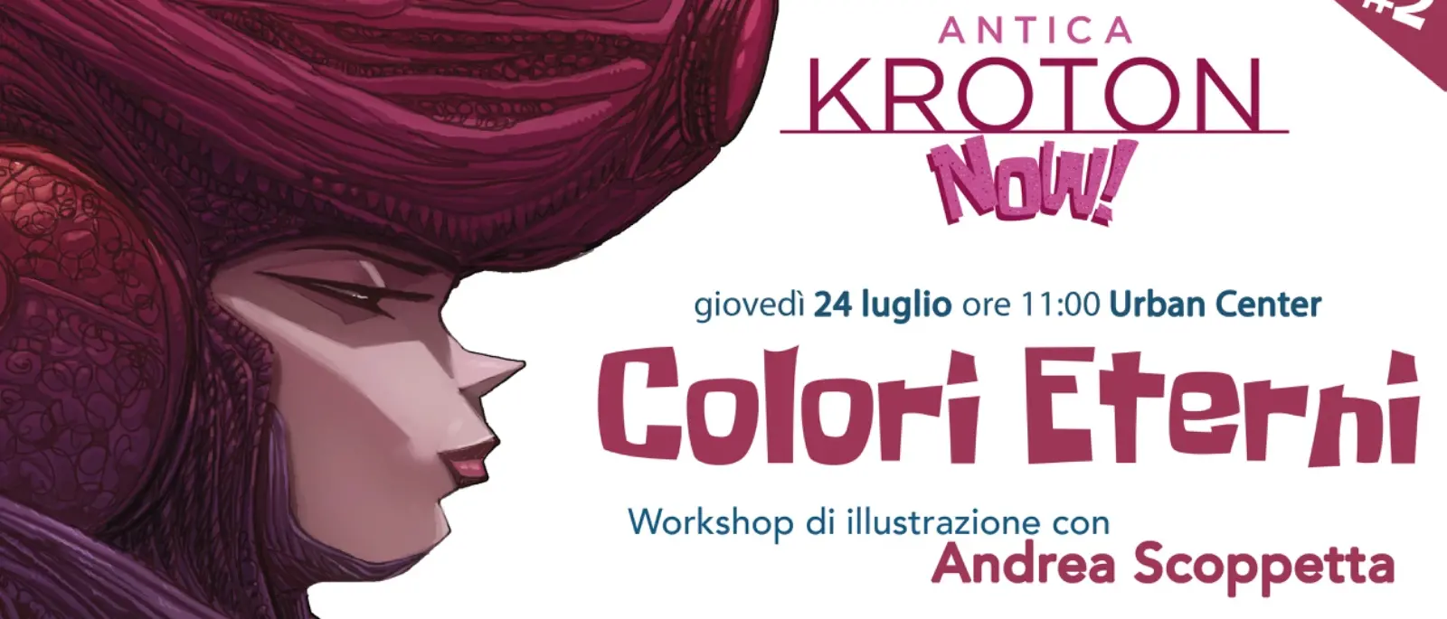 Antica Kroton Futura, all’Urban Center un viaggio nel colore con l’illustratore Andrea Scoppetta\n