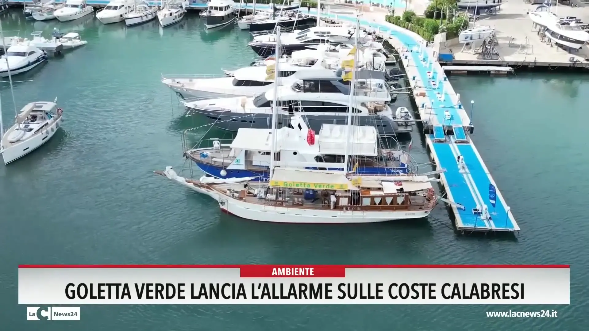 Goletta verde lancia l'allarme sulle coste calabresi