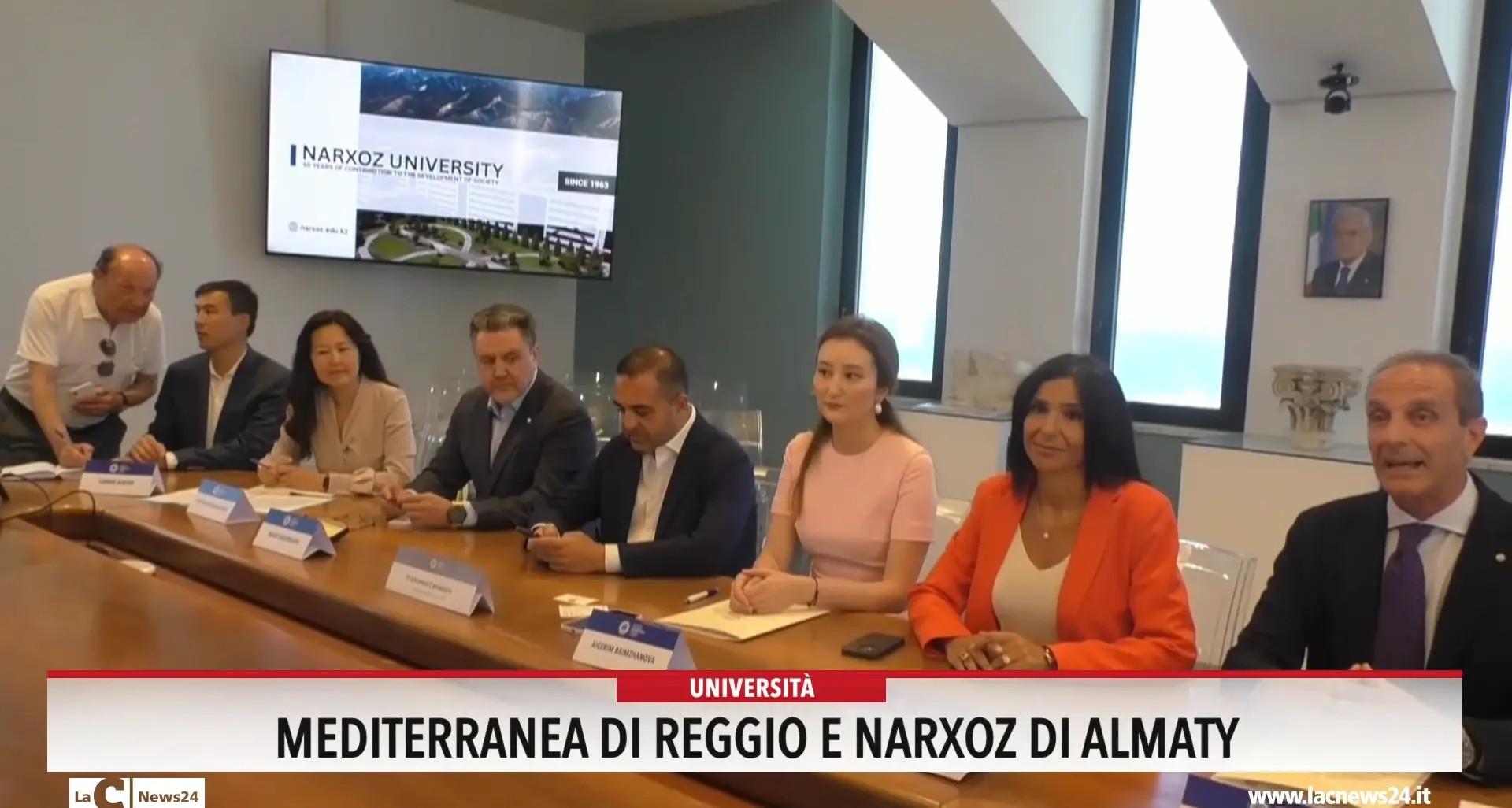 Mediterranea di Reggio e Narxoz di Almaty