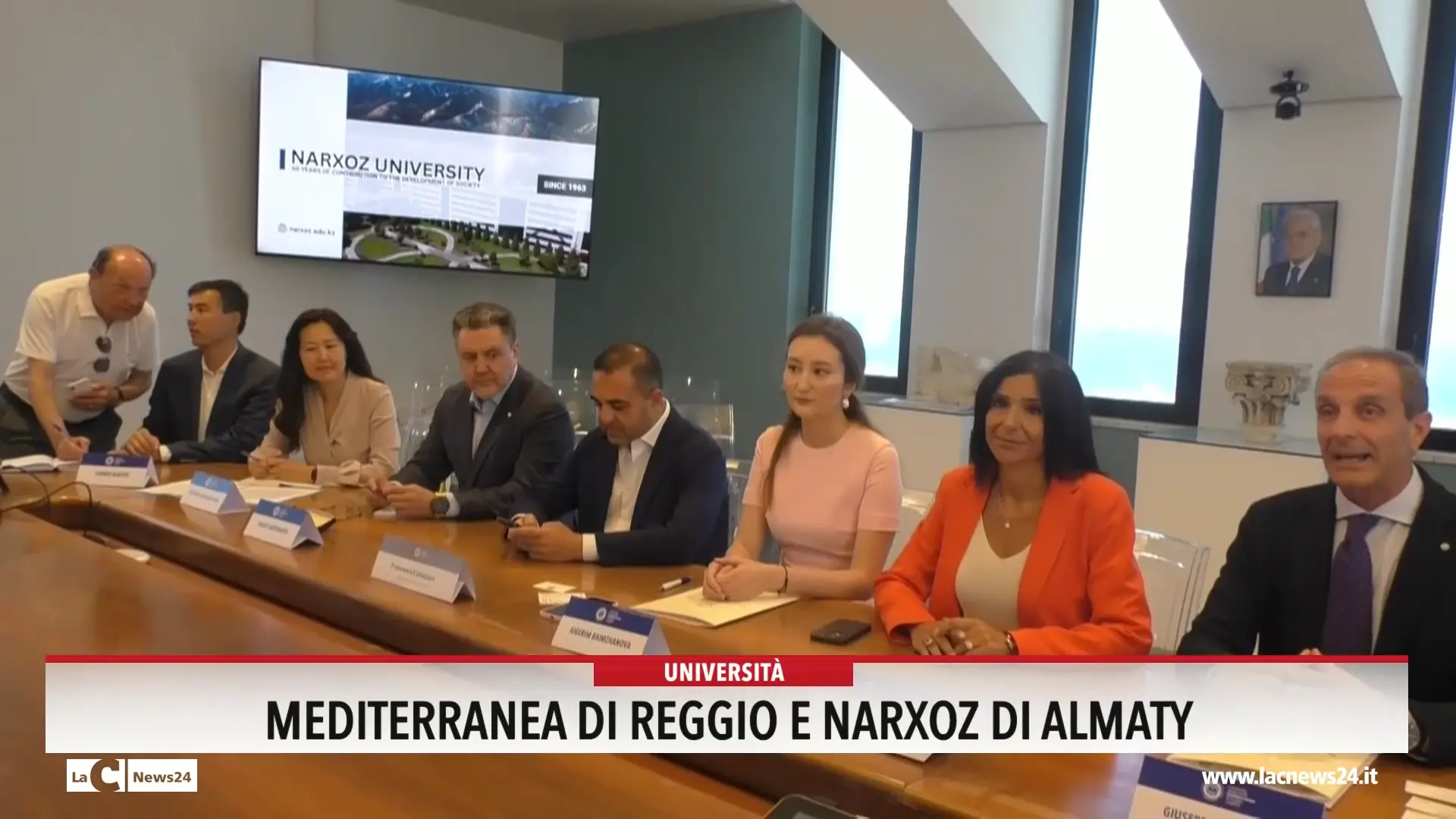 Mediterranea di Reggio e Narxoz di Almaty