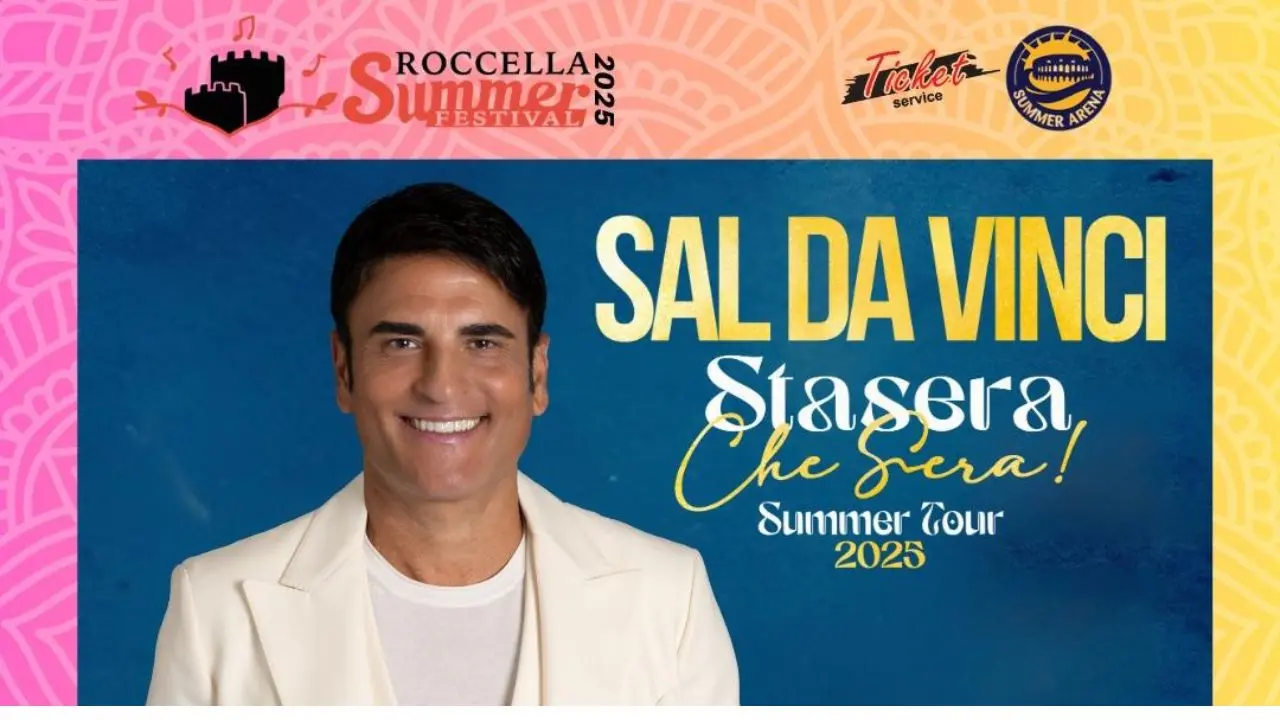 Roccella Summer Festival 2025, Sal Da Vinci il 14 agosto con il suo “Stasera che sera!”\u00A0al Teatro al Castello\n