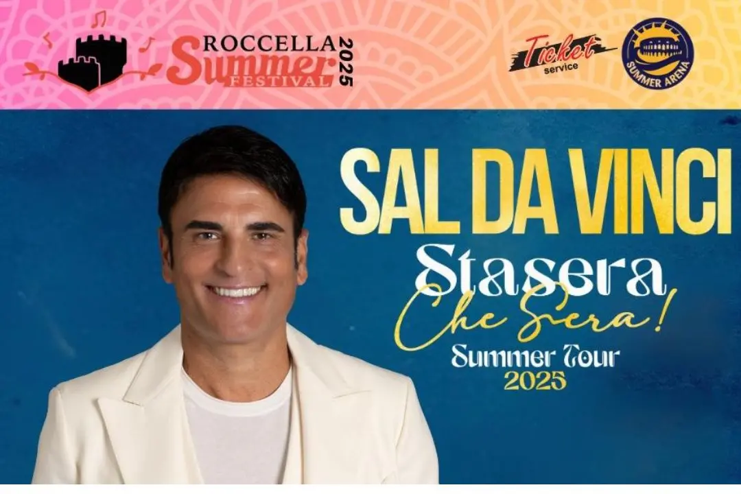 Roccella Summer Festival 2025, Sal Da Vinci il 14 agosto con il suo “Stasera che sera!”\u00A0al Teatro al Castello\n