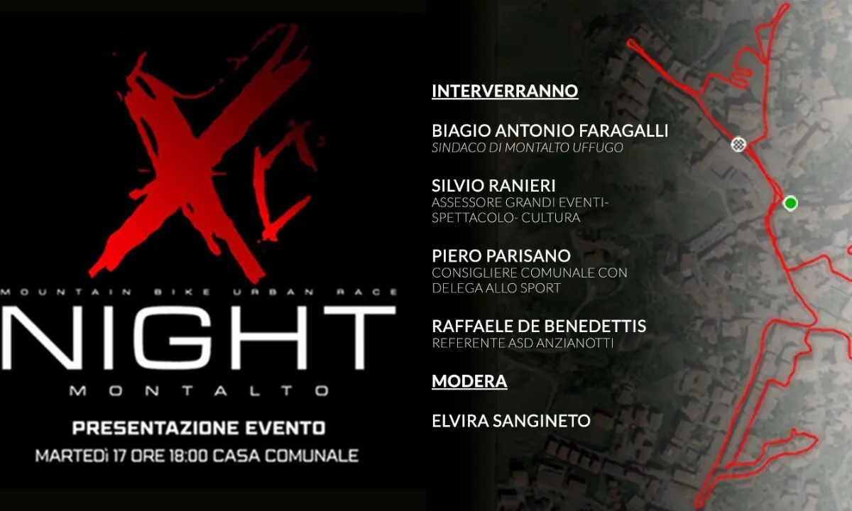 XC Night, a Montalto lo spettacolo notturno delle mountain bike