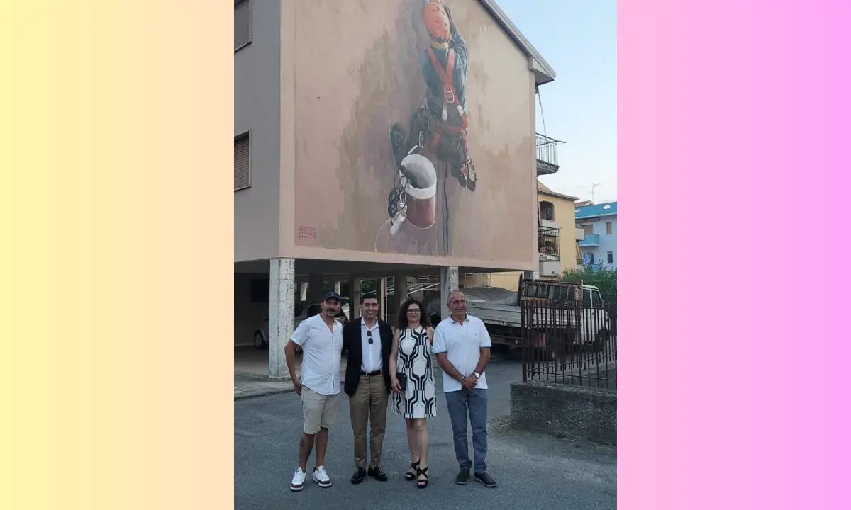 Diamante, un murales per la sicurezza sul lavoro: al via il progetto “Comuni” di Formedil Cosenza