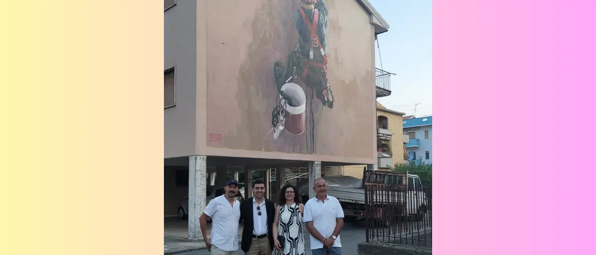 Diamante, un murales per la sicurezza sul lavoro: al via il progetto “Comuni” di Formedil Cosenza