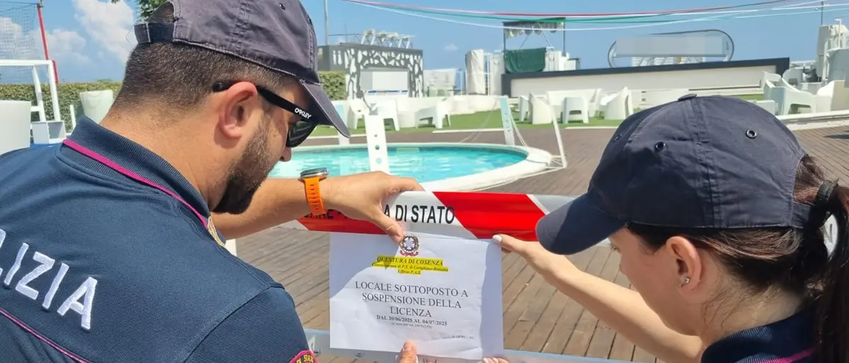 Rossano, dopo la recrudescenza criminale sospesa licenza ad un lido per 15 giorni