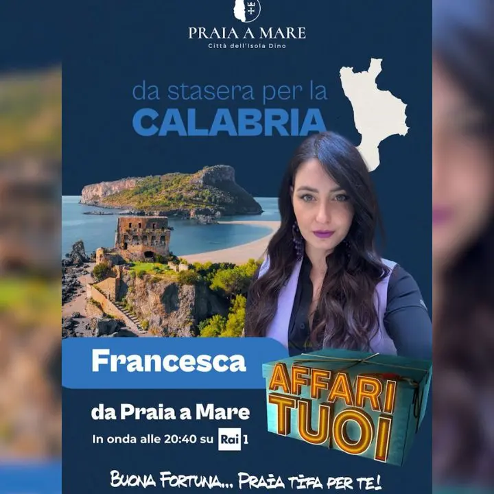 “Affari Tuoi”: la nuova concorrente è Francesca Atorino, 37enne di Praia a Mare