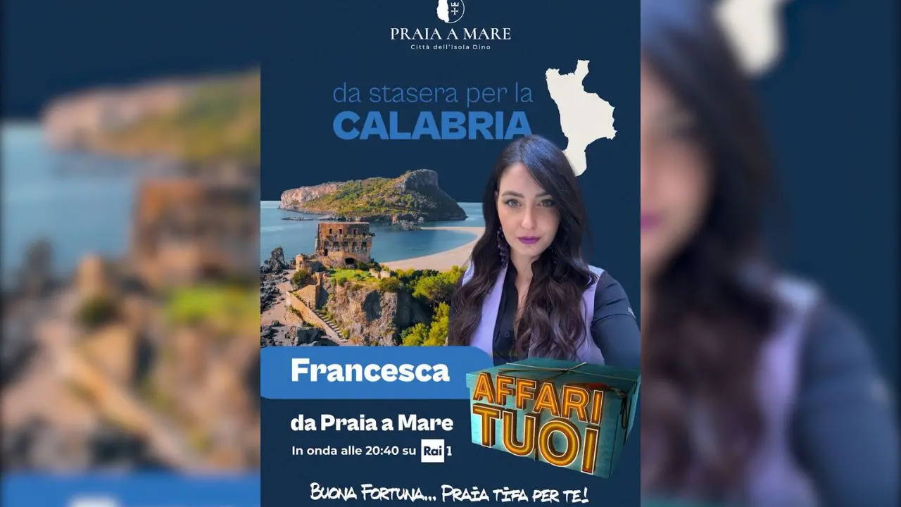 “Affari Tuoi”: la nuova concorrente è Francesca Atorino, 37enne di Praia a Mare