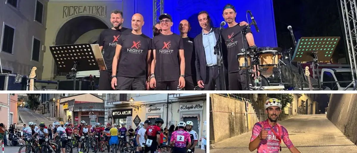 Tony Vigoroso trionfa alla prima edizione della XC Night: sport, emozioni e promozione nel cuore di Montalto Uffugo