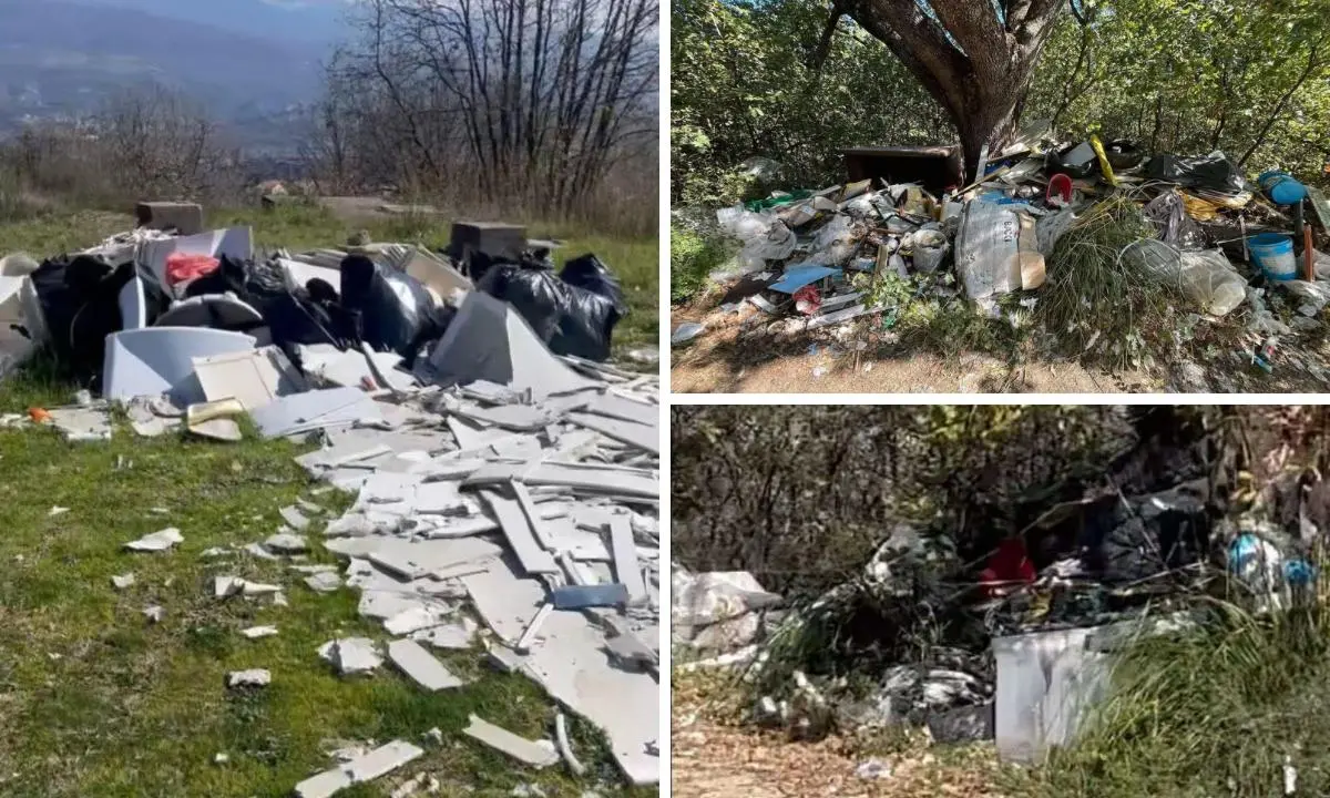 Rende, discarica a cielo aperto: la denuncia dei cittadini esasperati dai miasmi | FOTO