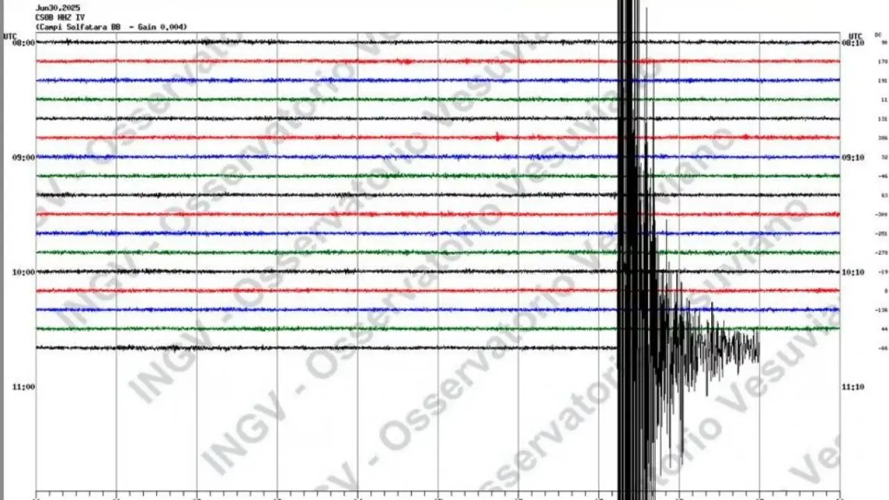 Napoli, forte scossa di terremoto ai Campi Flegrei