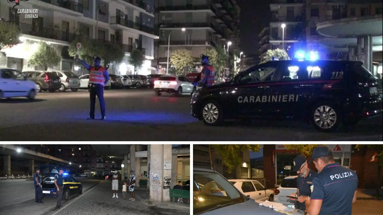 Cosenza, operazione interforze all'autostazione: ecco i risultati dell'attività svolta ieri notte