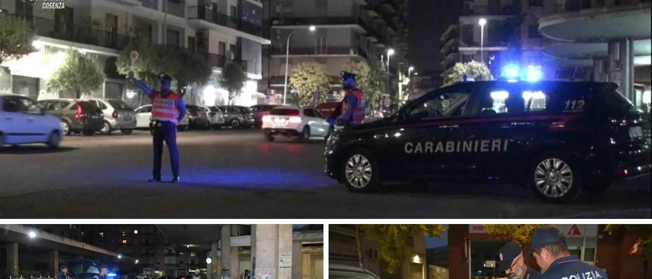 Cosenza, operazione interforze all'autostazione: ecco i risultati dell'attività svolta ieri notte