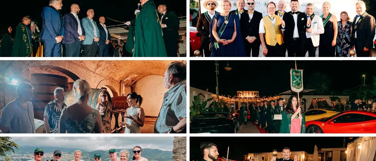 Il Grand Chapitre d’Italia incanta la Calabria: sabrage, champagne e alta cucina al Riva Restaurant di Falerna - FOTO