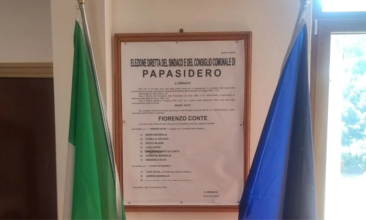 Papasidero, il nome del consigliere Di Cunto oscurato con la vernice: la lettera di denuncia