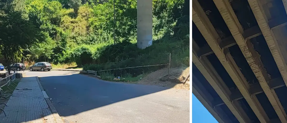 Cosenza, cadono calcinacci dal Ponte di Mancini. La denuncia di Spadafora