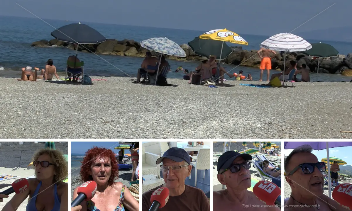 San Lucido meta prediletta dei turisti sul Tirreno meridionale: «Qui stiamo benissimo»