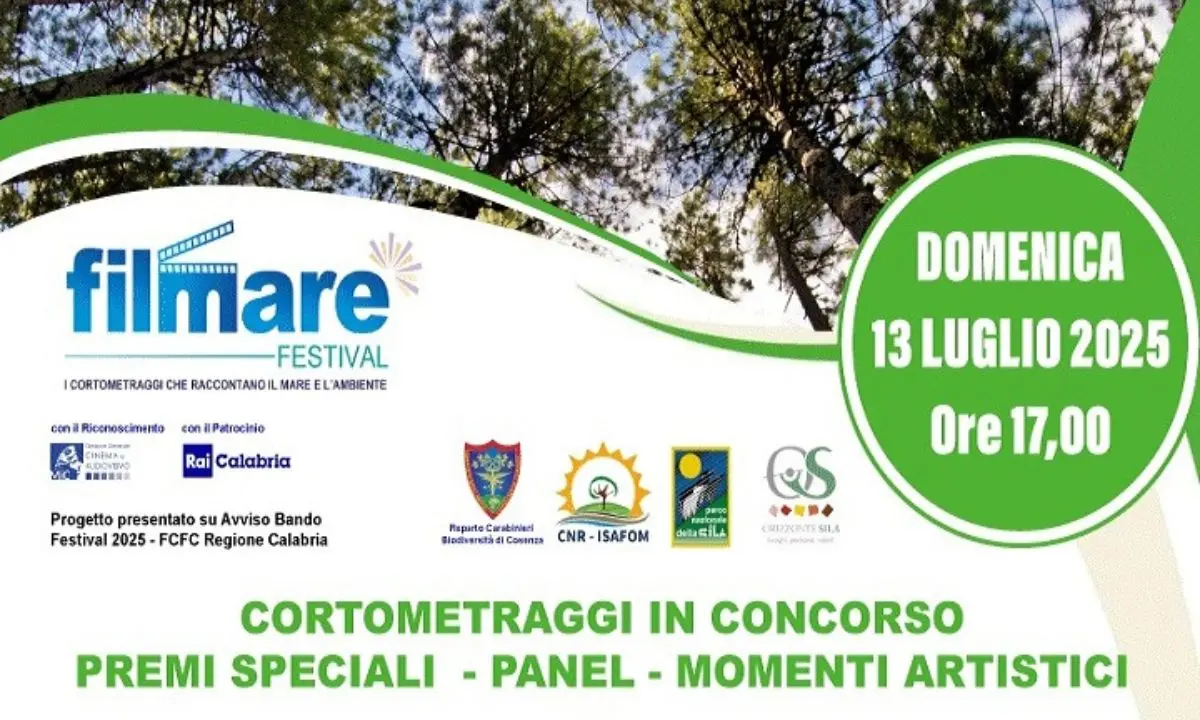 Il Parco della Sila ospita il Filmare Festival 2025: cinema, scienza e ambiente in dialogo