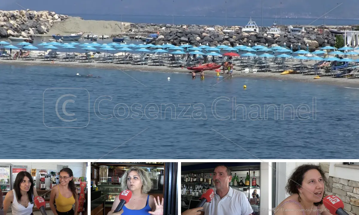 San Lucido, sul lungomare l'inizio della stagione estiva regala sorrisi... A metà