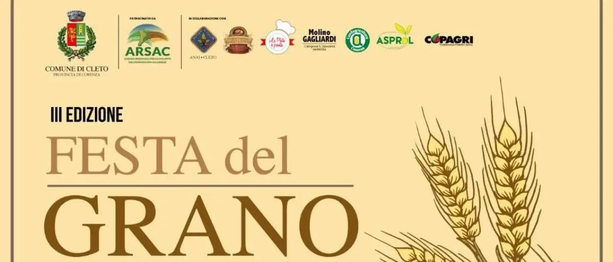 Cleto celebra la Festa del Grano: due giornate tra tradizione, musica e pane cotto a legna