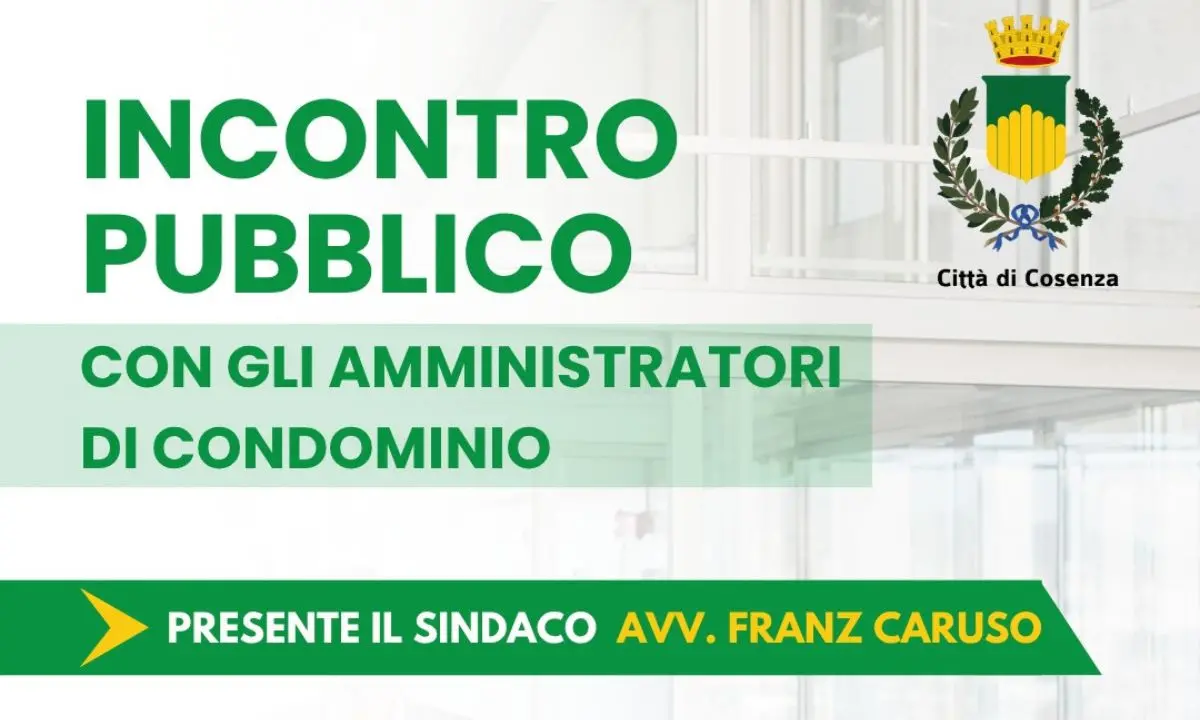 Raccolta differenziata, il sindaco Caruso convoca gli amministratori di condominio: confronto il 10 luglio a Cosenza