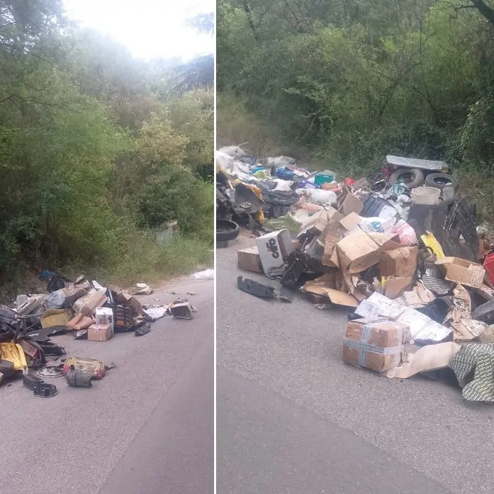 Cosenza, abbandono selvaggio di rifiuti nelle frazioni