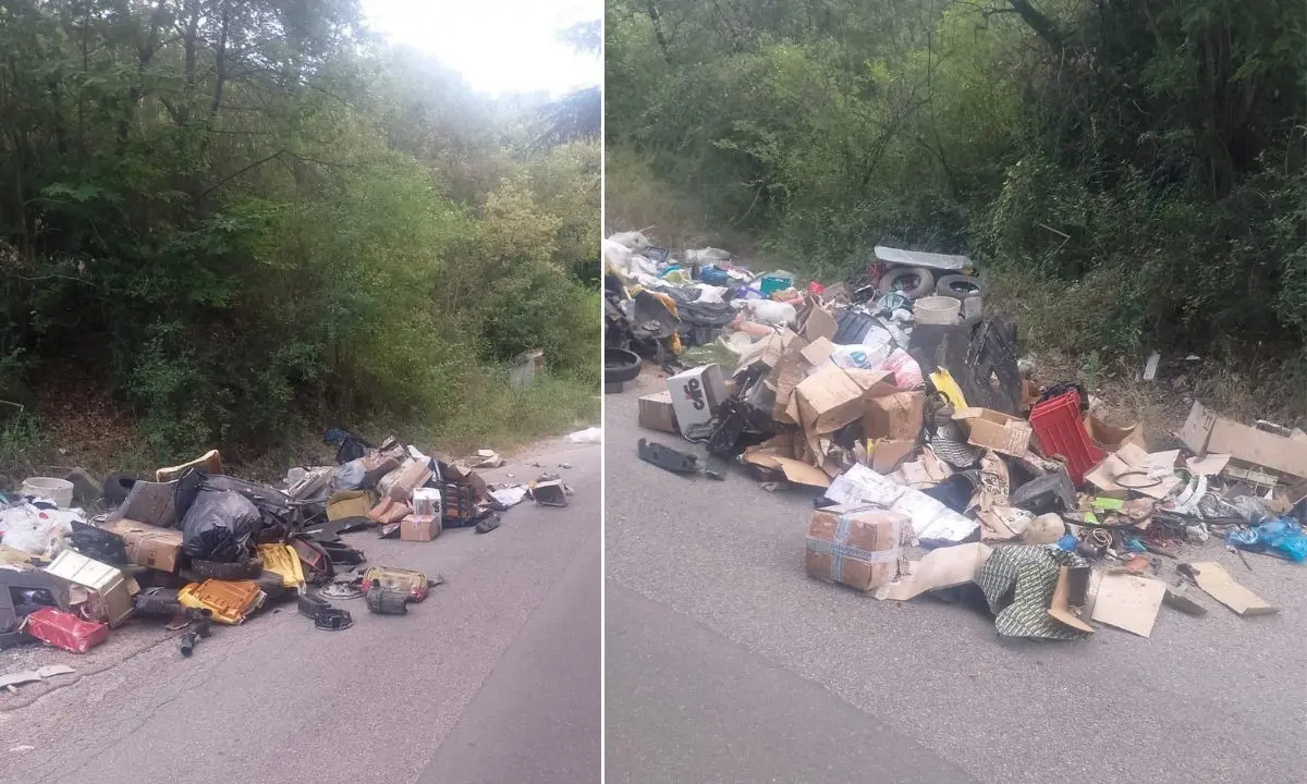 Cosenza, abbandono selvaggio di rifiuti nelle frazioni