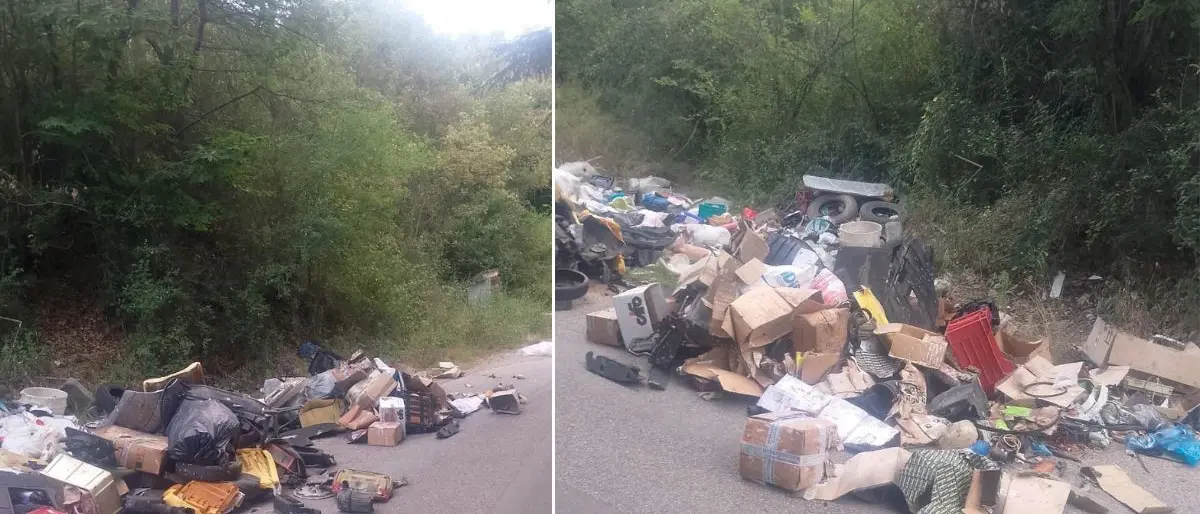 Cosenza, abbandono selvaggio di rifiuti nelle frazioni