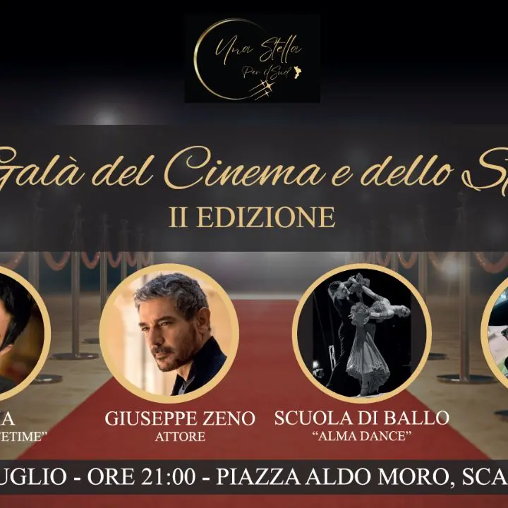Scalea, seconda edizione del \"Gran galà del cinema e dello spettacolo\"