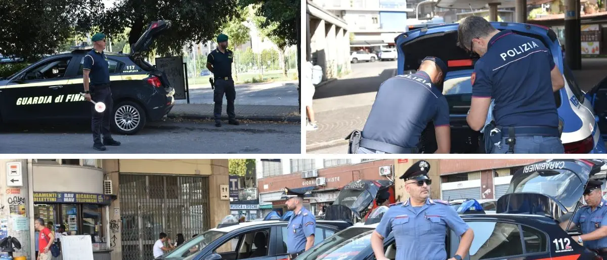 Controlli straordinari in città, operazione “Alto Impatto” tra Polizia, Carabinieri e Finanza: 224 persone identificate