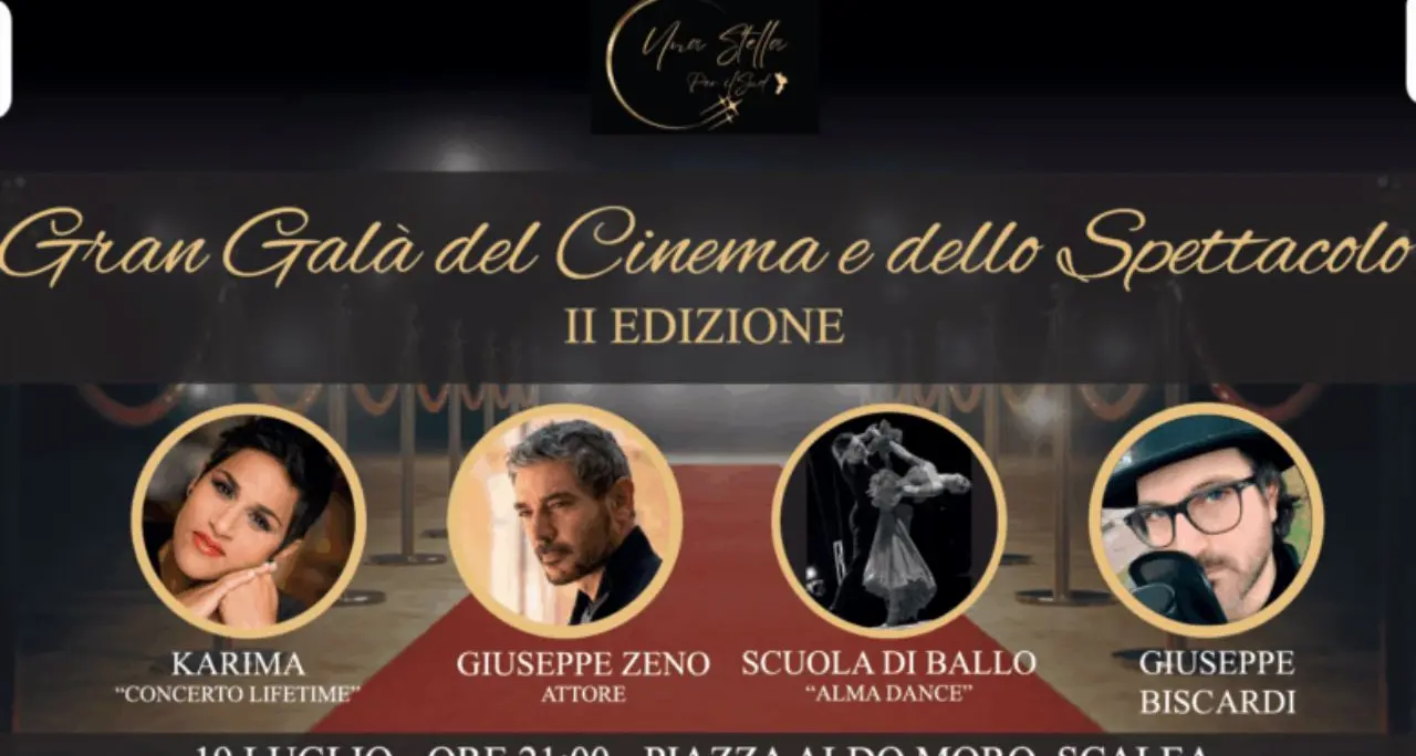 Scalea, tutto pronto per la nuova edizione del \"Gran Galà del Cinema e dello Spettacolo\"