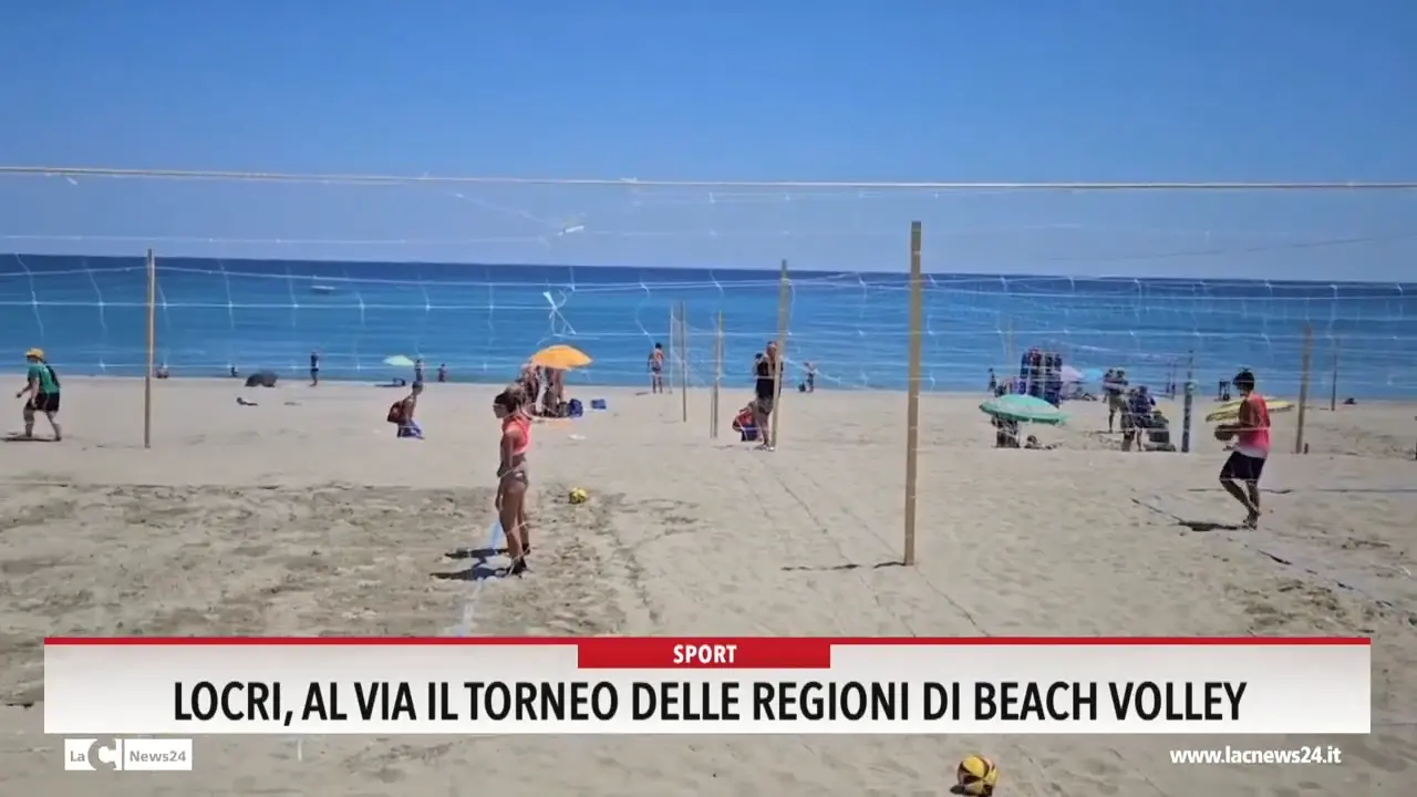 Locri, al via il torneo delle regioni di beach volley