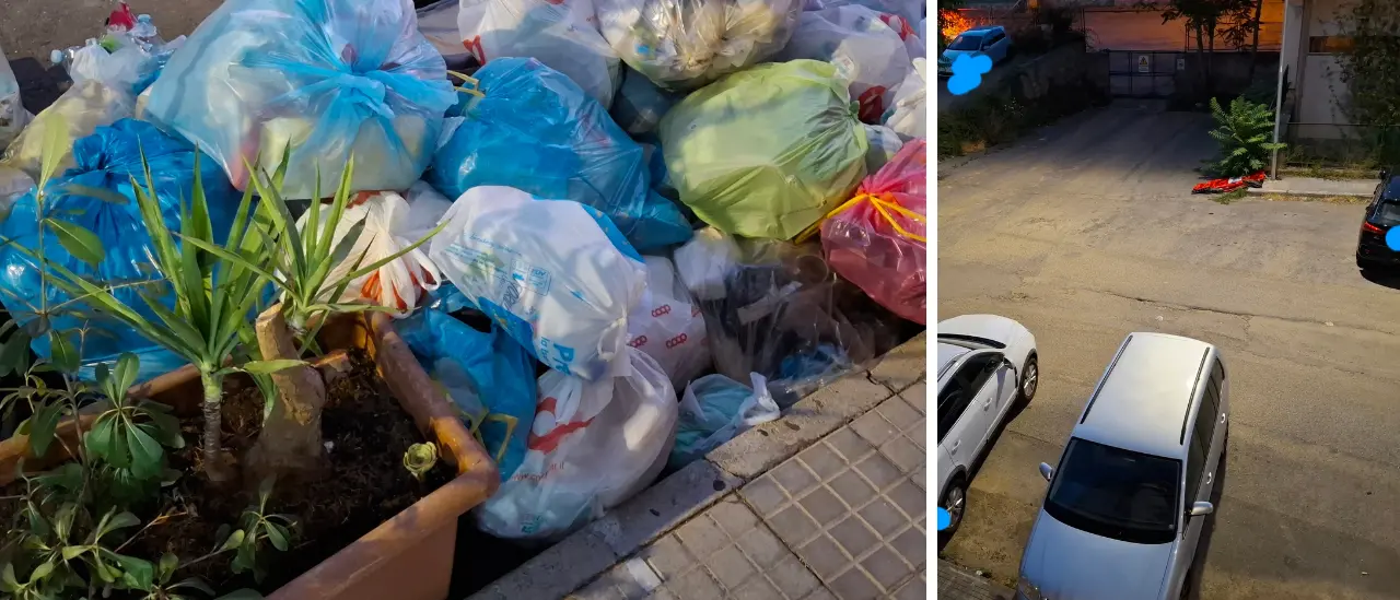 Cosenza, degrado e rifiuti in via Roberta Lanzino