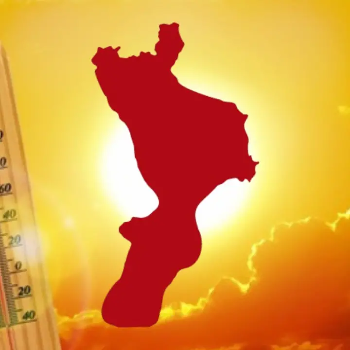 Caldo infernale in arrivo nel weekend in Calabria, picchi di 44 gradi e notti senza tregua\n