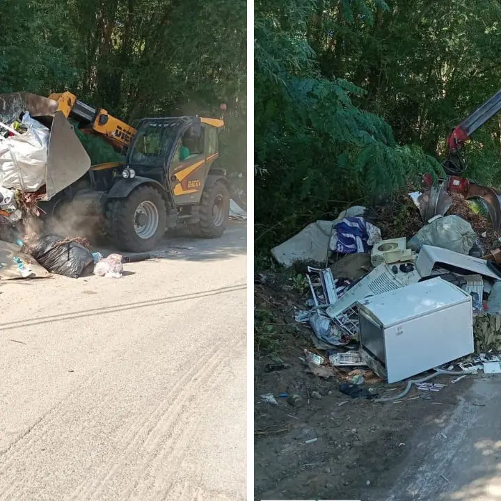 Rende, discariche a cielo aperto: al via le operazioni di bonifica di Calabra Maceri\n