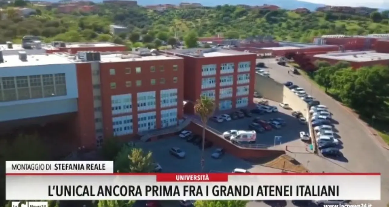 L'Unical ancora prima fra i grandi atenei italiani