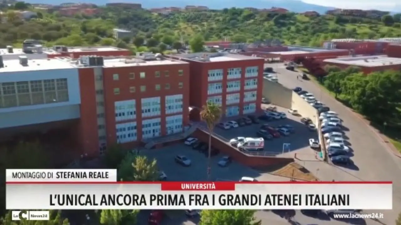 L'Unical ancora prima fra i grandi atenei italiani