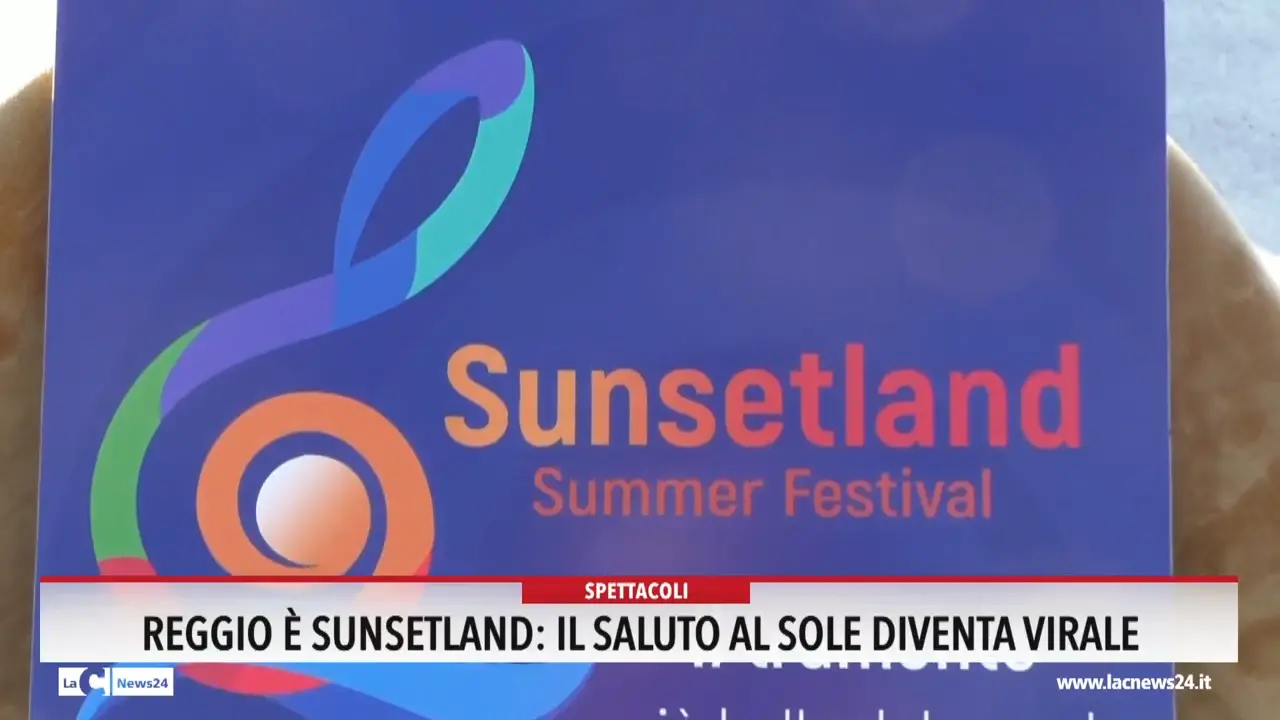 Reggio e Sunsetland: il saluto al sole diventa virale