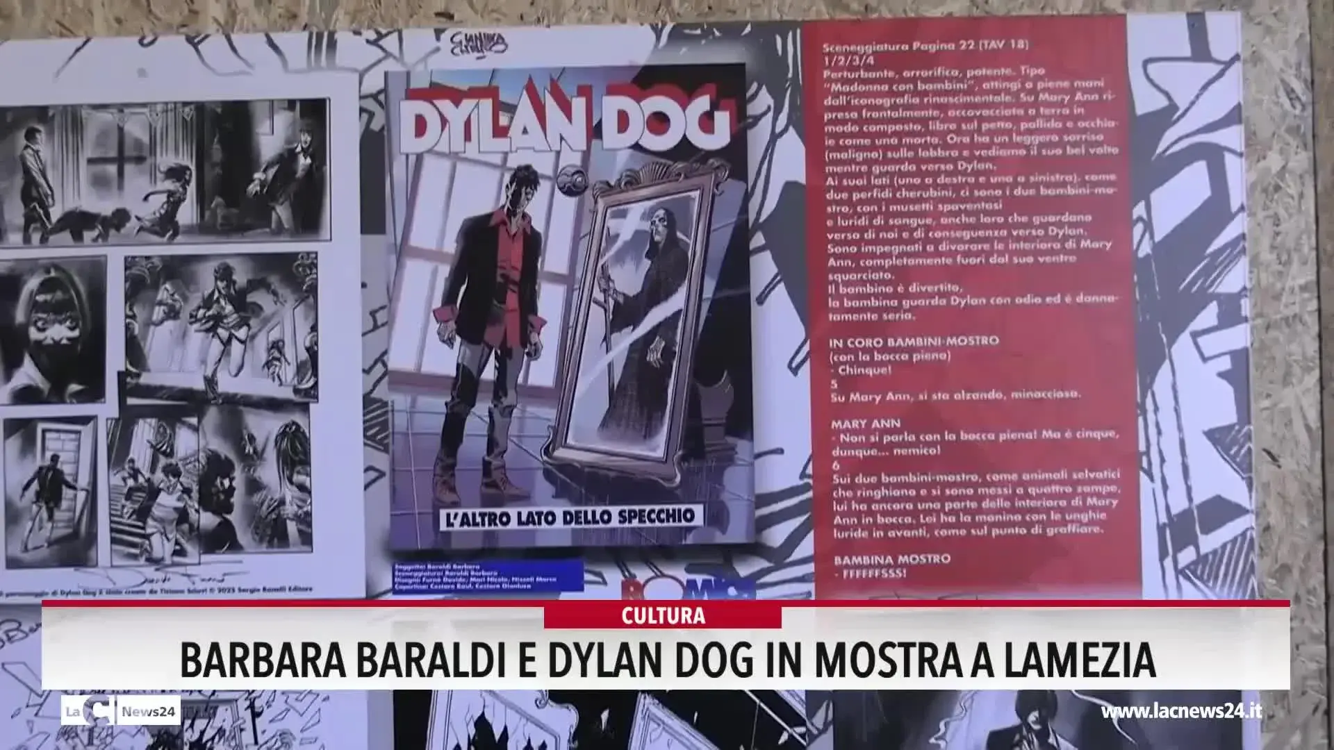 Barbara Baraldi e Dylan Dog in mostra a Lamezia